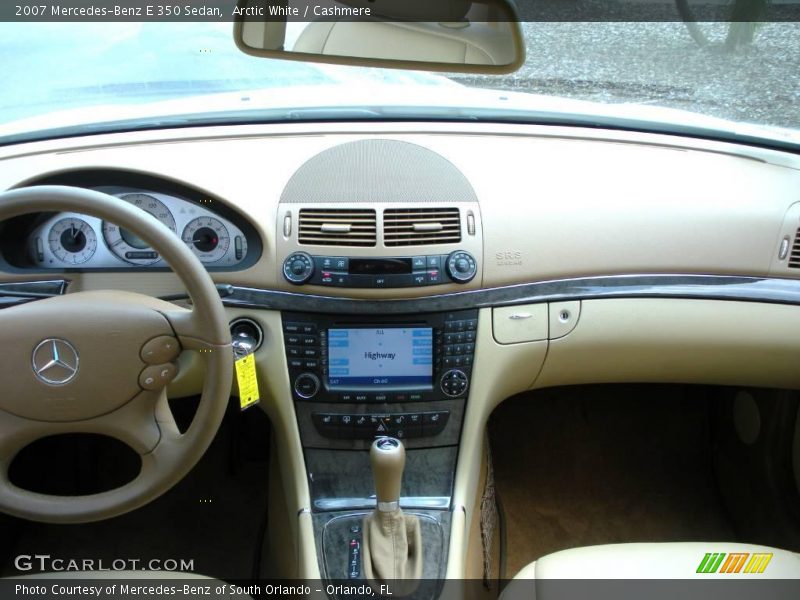 Arctic White / Cashmere 2007 Mercedes-Benz E 350 Sedan