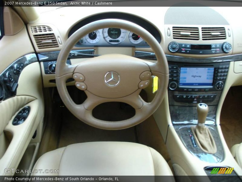 Arctic White / Cashmere 2007 Mercedes-Benz E 350 Sedan
