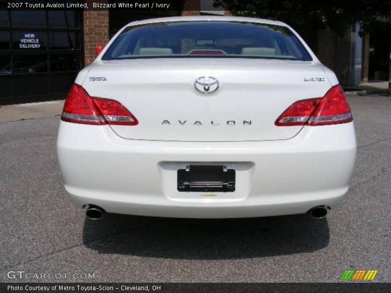 Blizzard White Pearl / Ivory 2007 Toyota Avalon Limited