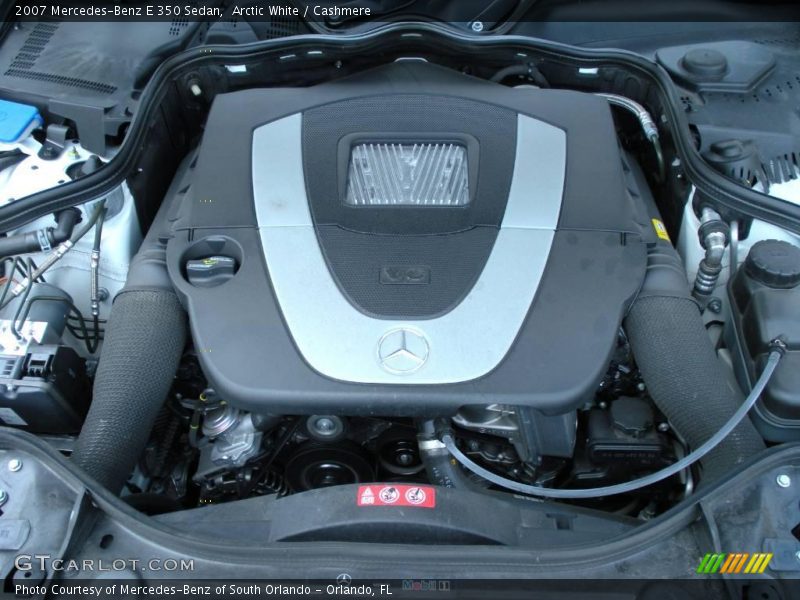 Arctic White / Cashmere 2007 Mercedes-Benz E 350 Sedan