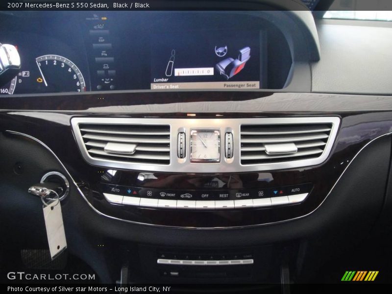 Black / Black 2007 Mercedes-Benz S 550 Sedan