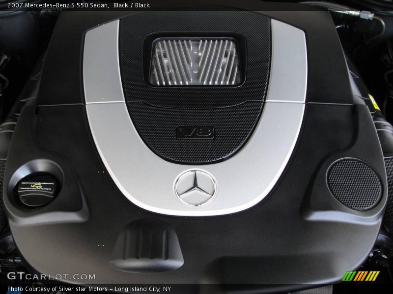 Black / Black 2007 Mercedes-Benz S 550 Sedan