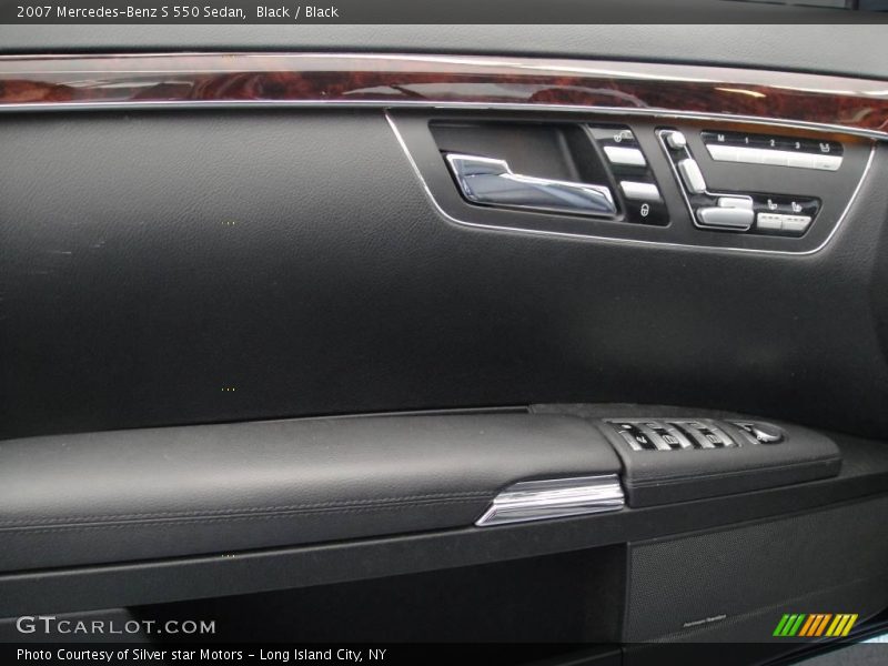 Black / Black 2007 Mercedes-Benz S 550 Sedan
