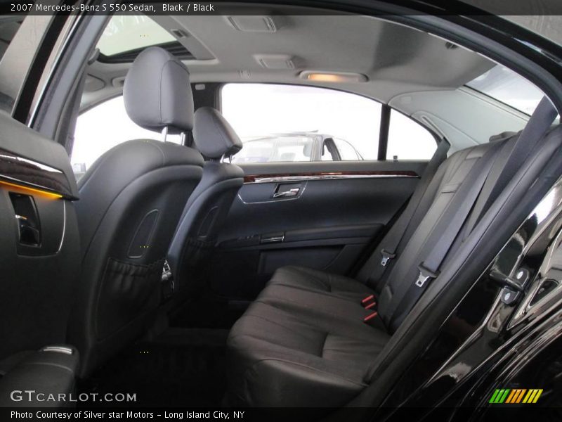 Black / Black 2007 Mercedes-Benz S 550 Sedan