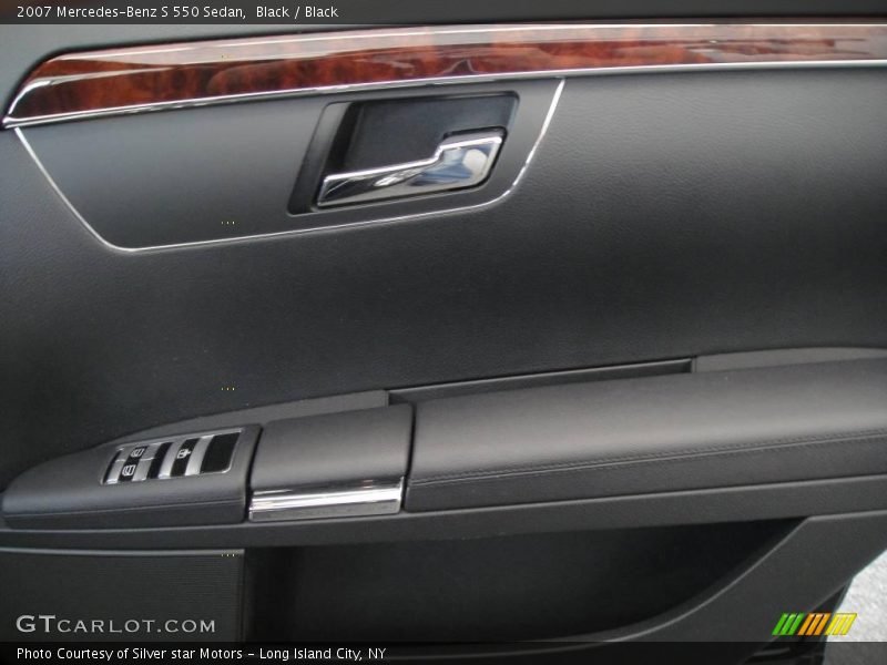 Black / Black 2007 Mercedes-Benz S 550 Sedan