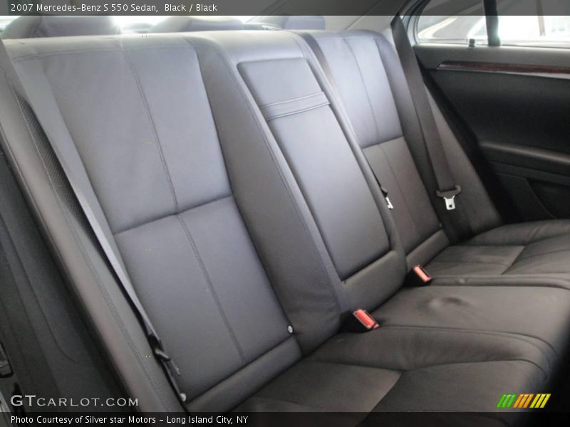 Black / Black 2007 Mercedes-Benz S 550 Sedan