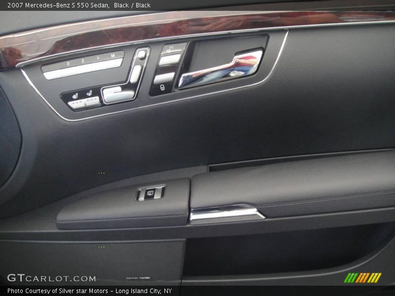 Black / Black 2007 Mercedes-Benz S 550 Sedan