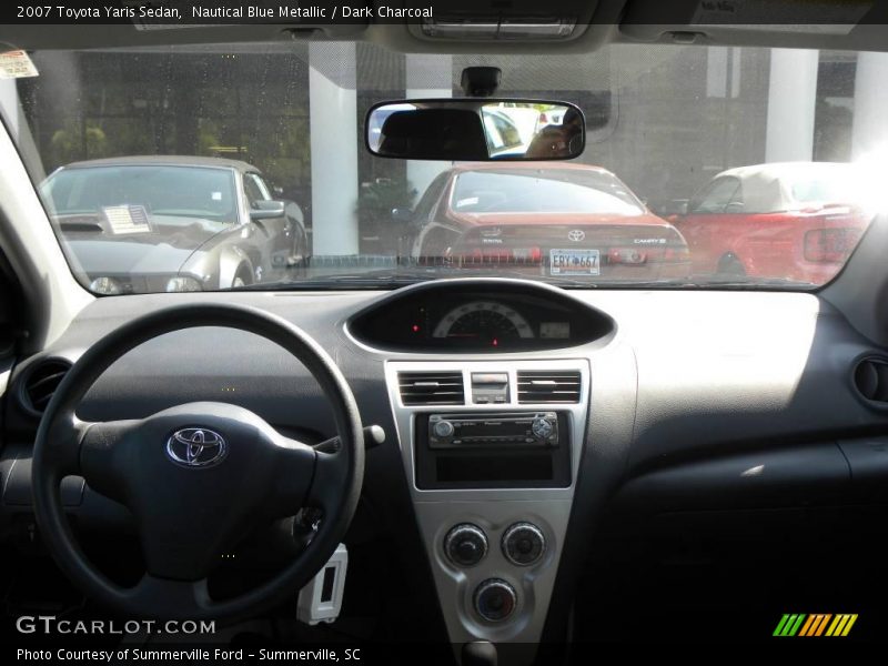 Nautical Blue Metallic / Dark Charcoal 2007 Toyota Yaris Sedan