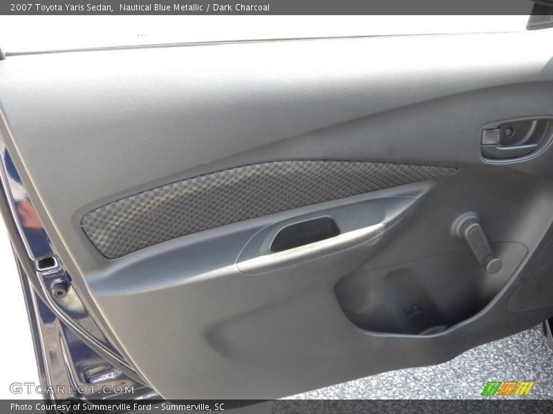 Nautical Blue Metallic / Dark Charcoal 2007 Toyota Yaris Sedan