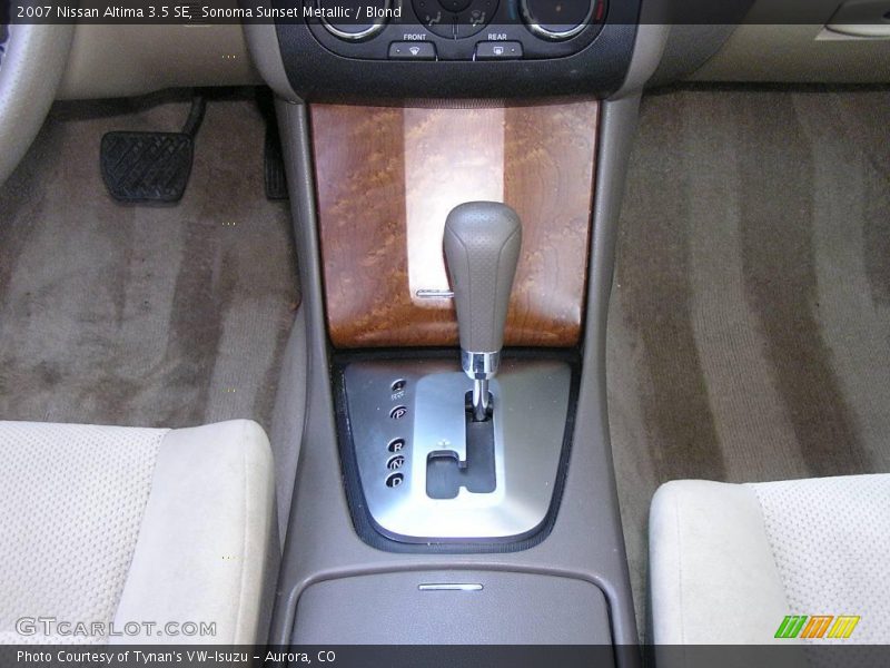 Sonoma Sunset Metallic / Blond 2007 Nissan Altima 3.5 SE