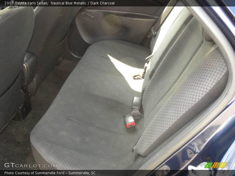 Nautical Blue Metallic / Dark Charcoal 2007 Toyota Yaris Sedan