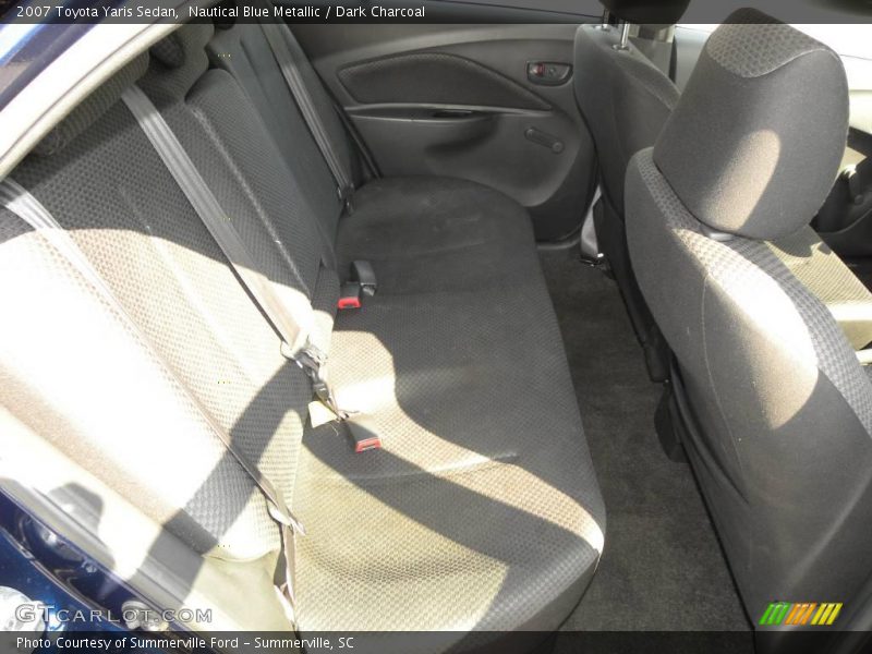 Nautical Blue Metallic / Dark Charcoal 2007 Toyota Yaris Sedan