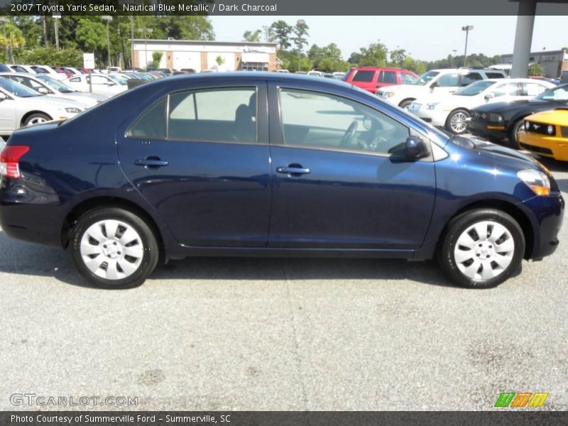 Nautical Blue Metallic / Dark Charcoal 2007 Toyota Yaris Sedan