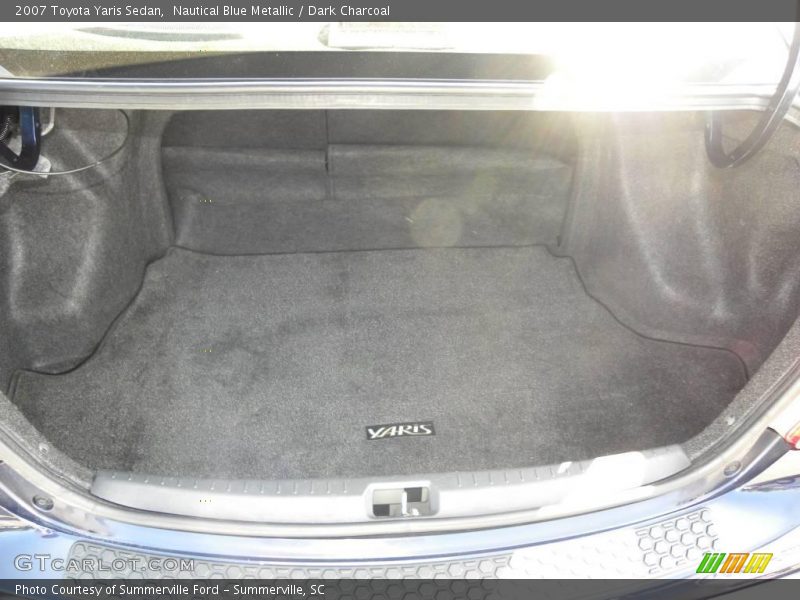 Nautical Blue Metallic / Dark Charcoal 2007 Toyota Yaris Sedan