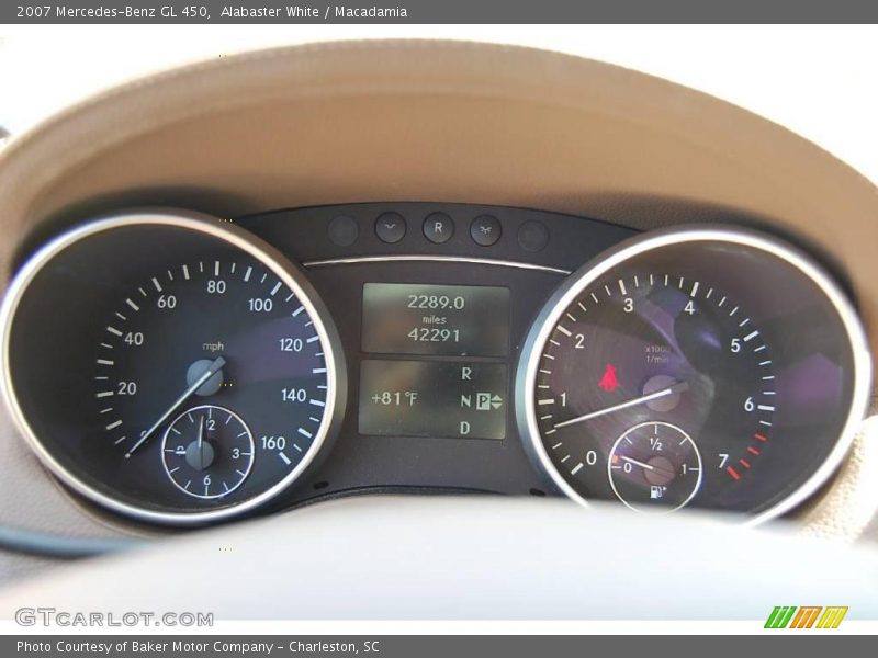Alabaster White / Macadamia 2007 Mercedes-Benz GL 450