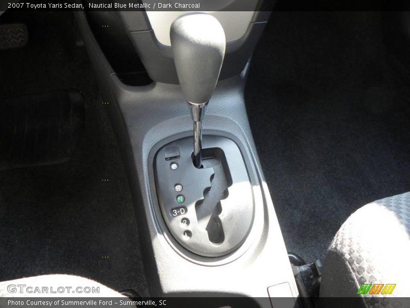 Nautical Blue Metallic / Dark Charcoal 2007 Toyota Yaris Sedan