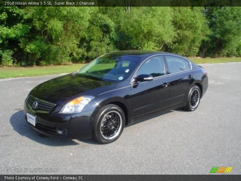 Super Black / Charcoal 2008 Nissan Altima 3.5 SE