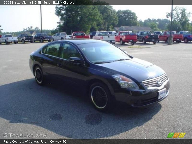Super Black / Charcoal 2008 Nissan Altima 3.5 SE