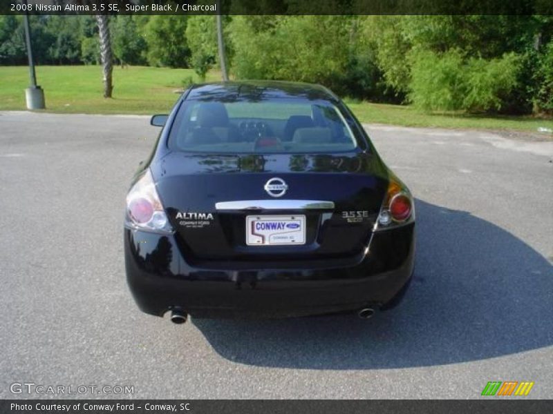 Super Black / Charcoal 2008 Nissan Altima 3.5 SE
