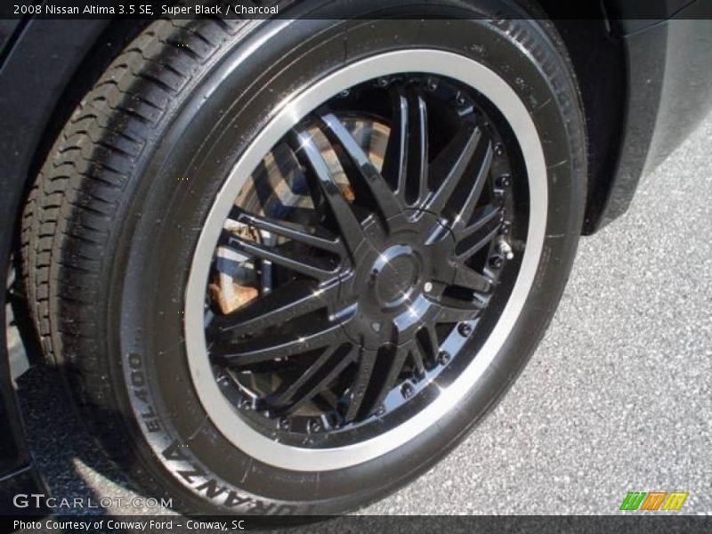 Super Black / Charcoal 2008 Nissan Altima 3.5 SE