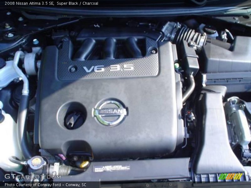 Super Black / Charcoal 2008 Nissan Altima 3.5 SE