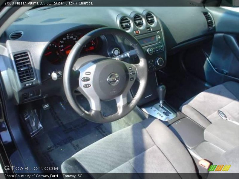 Super Black / Charcoal 2008 Nissan Altima 3.5 SE