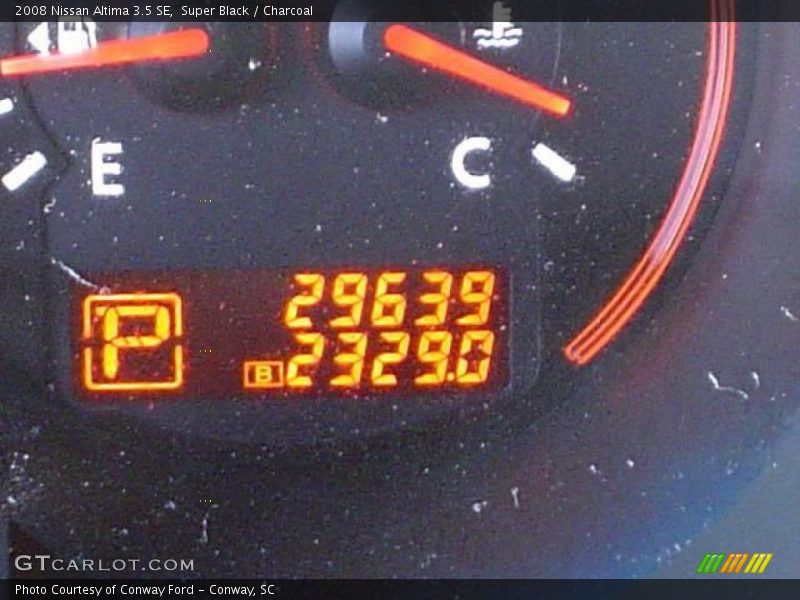 Super Black / Charcoal 2008 Nissan Altima 3.5 SE