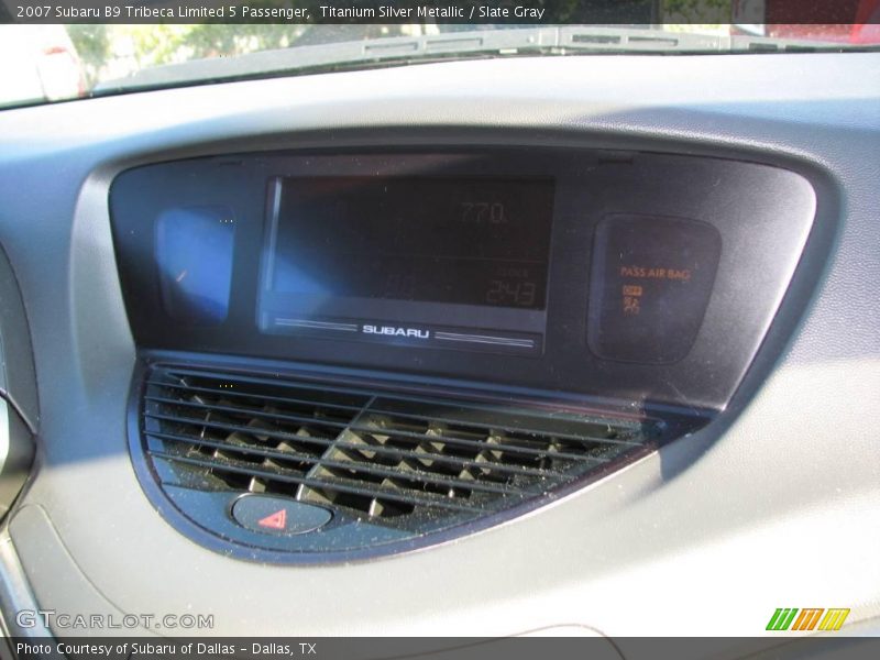 Titanium Silver Metallic / Slate Gray 2007 Subaru B9 Tribeca Limited 5 Passenger
