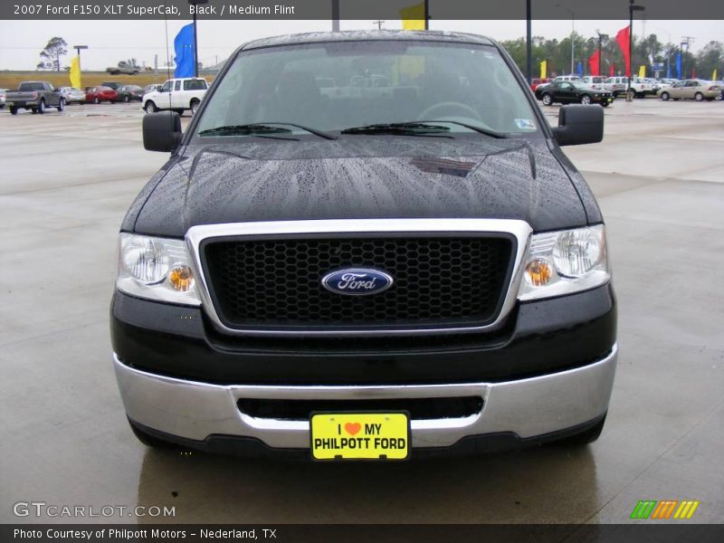 Black / Medium Flint 2007 Ford F150 XLT SuperCab