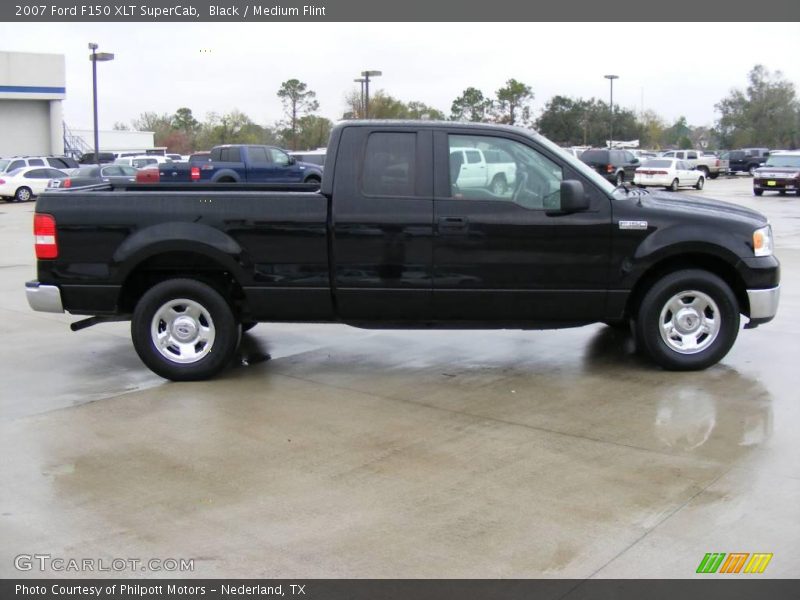 Black / Medium Flint 2007 Ford F150 XLT SuperCab