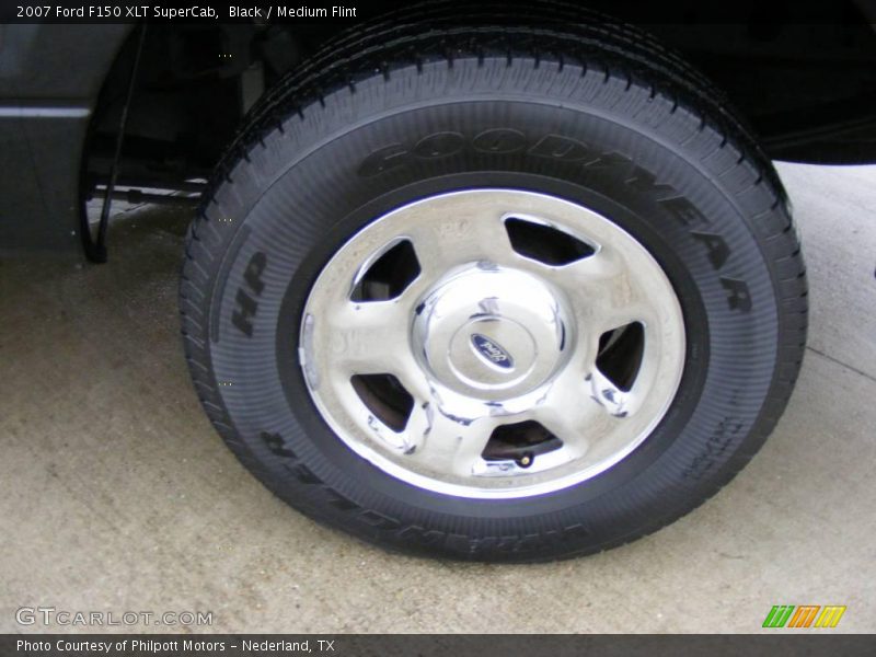 Black / Medium Flint 2007 Ford F150 XLT SuperCab