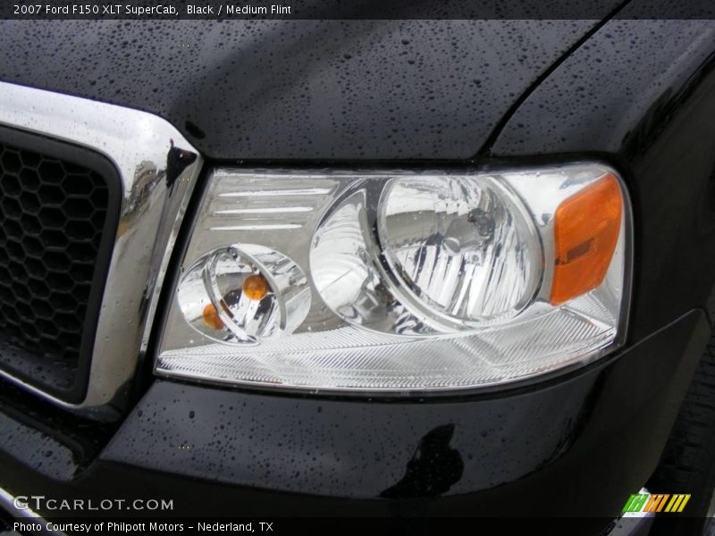 Black / Medium Flint 2007 Ford F150 XLT SuperCab
