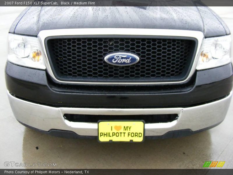 Black / Medium Flint 2007 Ford F150 XLT SuperCab