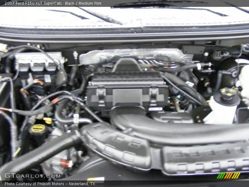 Black / Medium Flint 2007 Ford F150 XLT SuperCab
