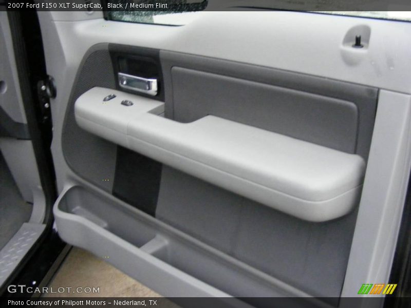 Black / Medium Flint 2007 Ford F150 XLT SuperCab