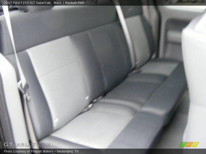 Black / Medium Flint 2007 Ford F150 XLT SuperCab