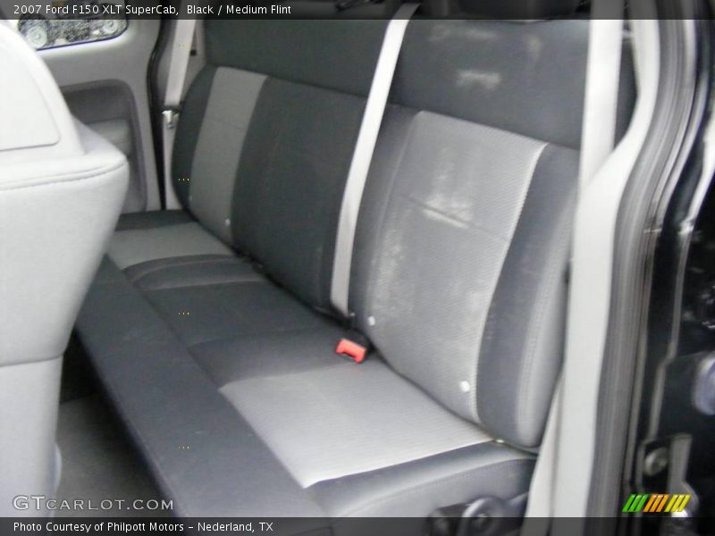 Black / Medium Flint 2007 Ford F150 XLT SuperCab