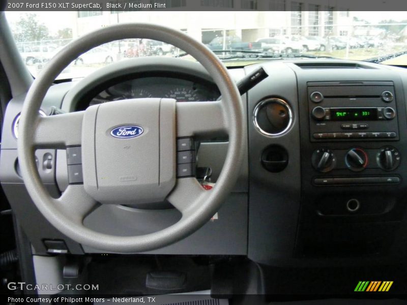 Black / Medium Flint 2007 Ford F150 XLT SuperCab