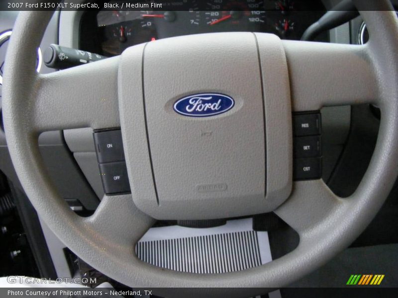 Black / Medium Flint 2007 Ford F150 XLT SuperCab