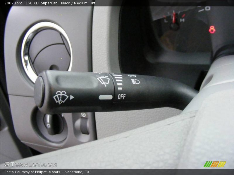 Black / Medium Flint 2007 Ford F150 XLT SuperCab