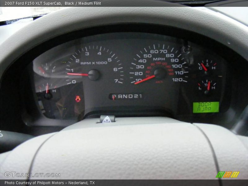 Black / Medium Flint 2007 Ford F150 XLT SuperCab