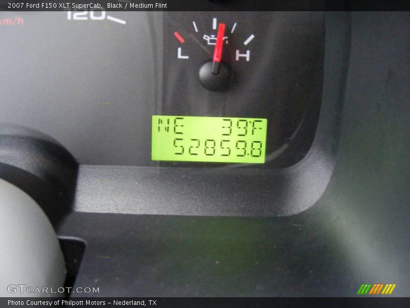 Black / Medium Flint 2007 Ford F150 XLT SuperCab