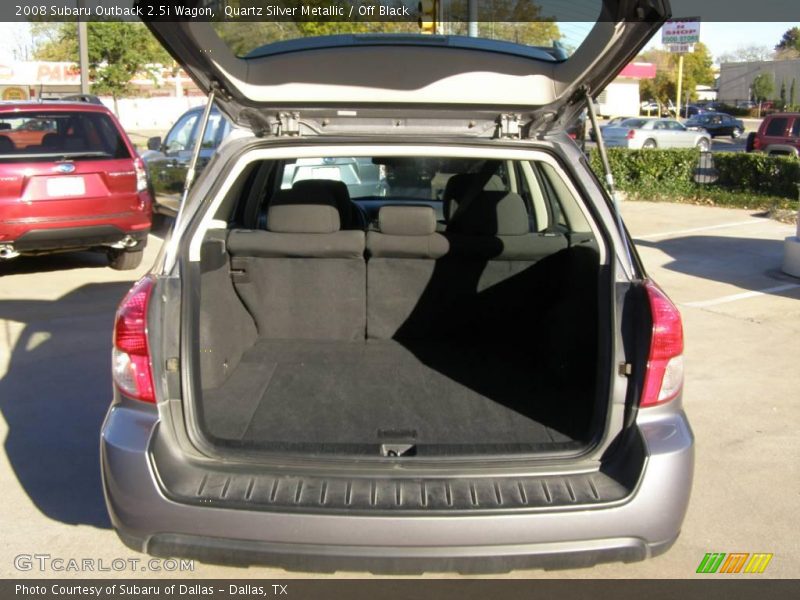 Quartz Silver Metallic / Off Black 2008 Subaru Outback 2.5i Wagon