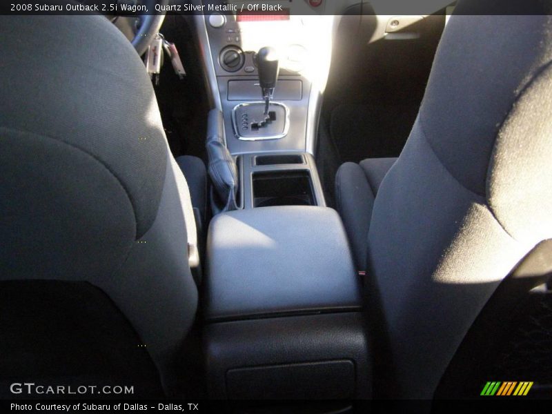 Quartz Silver Metallic / Off Black 2008 Subaru Outback 2.5i Wagon
