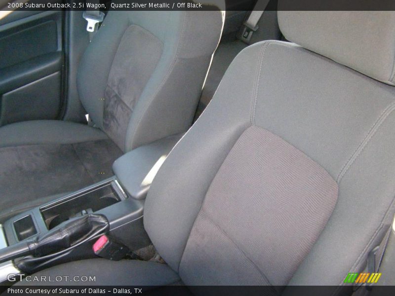 Quartz Silver Metallic / Off Black 2008 Subaru Outback 2.5i Wagon