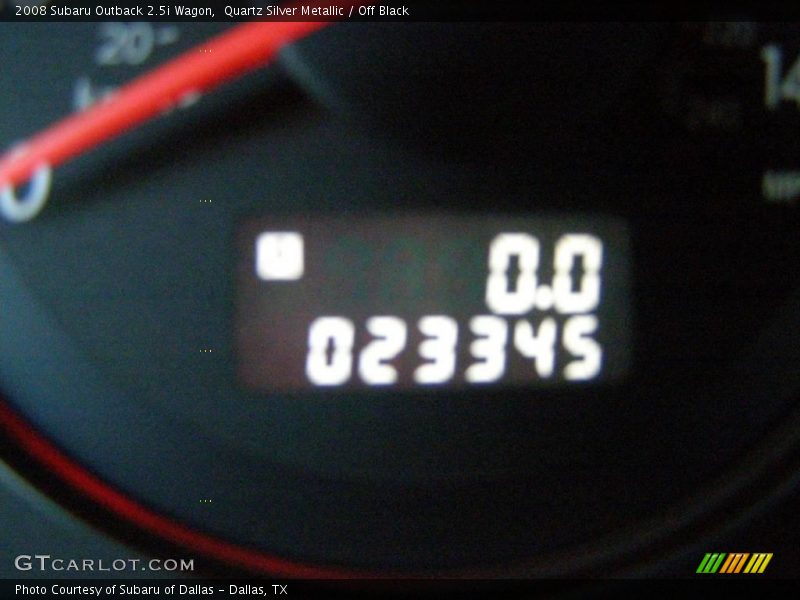 Quartz Silver Metallic / Off Black 2008 Subaru Outback 2.5i Wagon