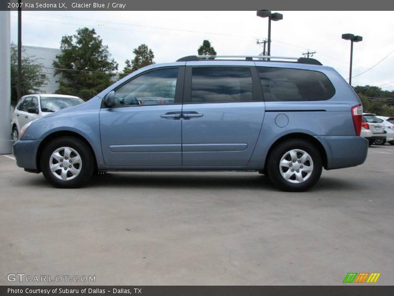 Glacier Blue / Gray 2007 Kia Sedona LX