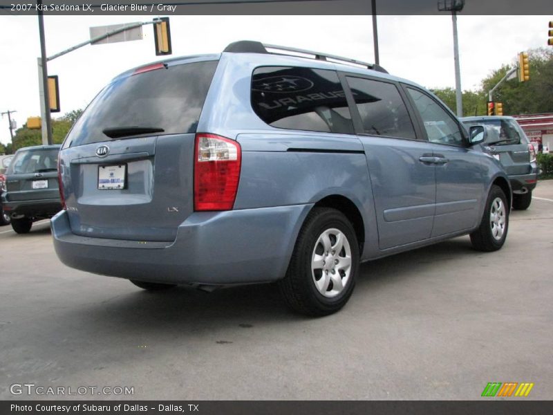 Glacier Blue / Gray 2007 Kia Sedona LX