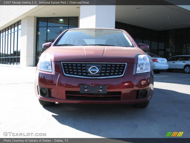 Sonoma Sunset Red / Charcoal/Steel 2007 Nissan Sentra 2.0