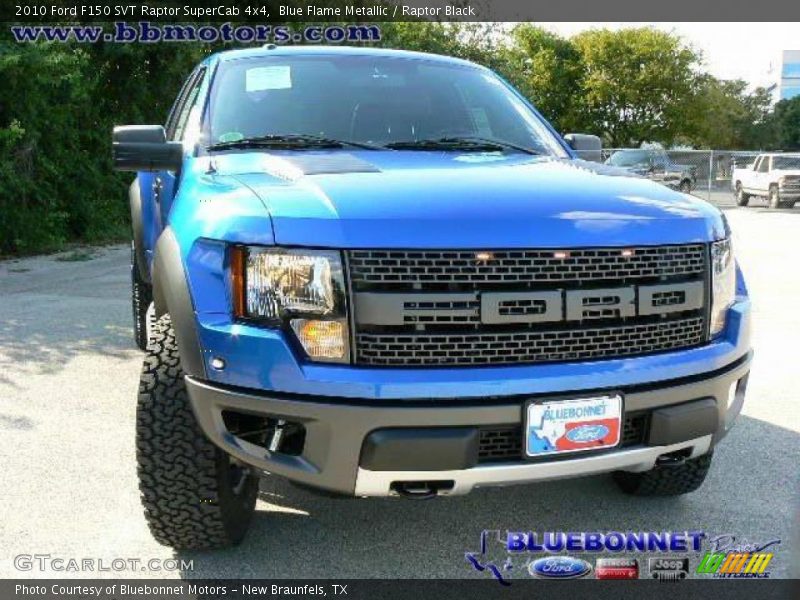 Blue Flame Metallic / Raptor Black 2010 Ford F150 SVT Raptor SuperCab 4x4